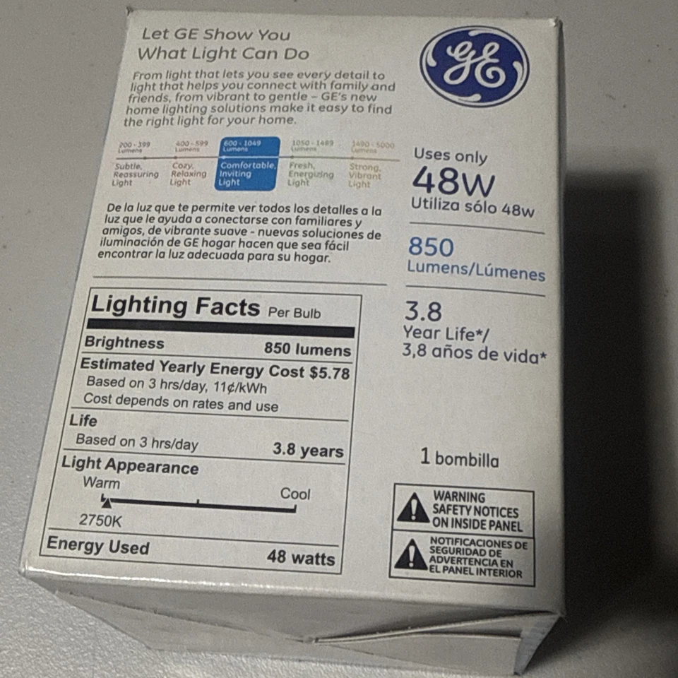 GE Energy Efficient 3+ Year Life 74779 48W 75W Long Neck Spot Light Par 30 NEW - Image 2 of 2