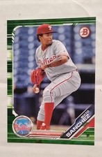 2019 Bowman - Chrome Prospects Sixto Sanchez #BCP-70 Green Refractor /99 (RC)