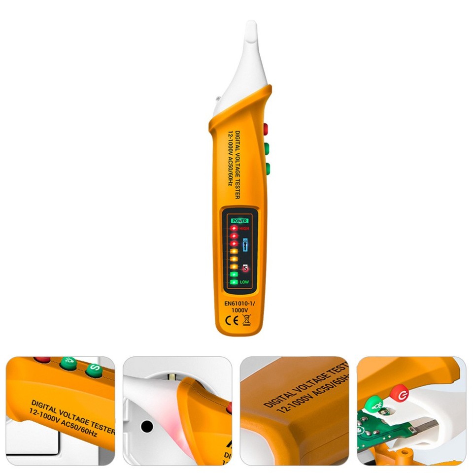 Test Pencil Electric Tester with Light Non-contact Voltage Meter | eBay UK