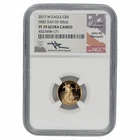 2017W 1/10 Oz American Gold Eagle $5 FDOI Mercanti Signature NGC PF 70 UCAM
