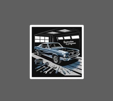 Car Restoration Sticker Waterproof Decal Cars Mechanic Work Racing Retro NEW