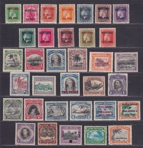 Cook Islands VF MLH 1919-1945 Classic Collection 34 Different Stamps SCV $188.90