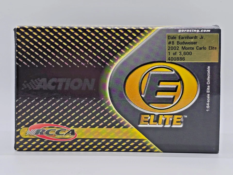RCCA 1/64 #8 D EARHARDT JR BUDWEISER ЦВЕТ ХРОМ ЭЛИТНЫЙ 2002 Монте-Карло - Изображение 2 из 4