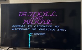 NES Nintendo DR. JEKYLL and MR HYDE Complete CIB Box Game Manuals Inserts Bandai