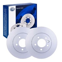 2X Hella Bremsscheiben 317Mm Vorne Passend FüR Land Rover Discovery Range