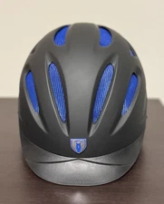 Tipperary Sportage Hybrid 8700 Helmet, Black/Blue, Size Medium