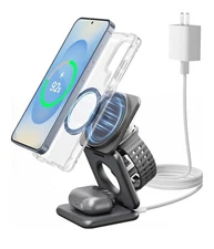 KU XIU Samsung Galaxy S25 Series Charging Station Qi2 Certified 15W Aluminum