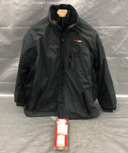 Warm Gear Men's Black Insulated Heated Jacket - Size L