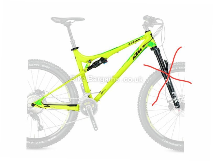 ユチャ様　KTM LYCAN マウンテンバイク フレーム KTM Lycan 272 Yellow 2018 Mountain Bike Frame 27.5
