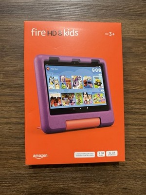 New Amazon Fire HD 8 Kids Tablet 3GB RAM 32GB Purple Grape - 2024 Release