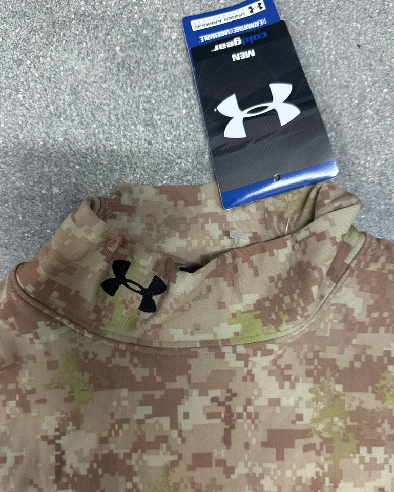 Under Armour Shirt Mens Medium Camo ColdGear Real Tree Long Sleeve Hunting - Image 2 of 4