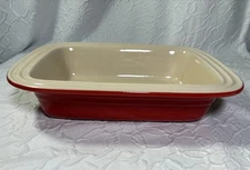 Le Creuset Red Rectangle Baking Server Dish 13-38 