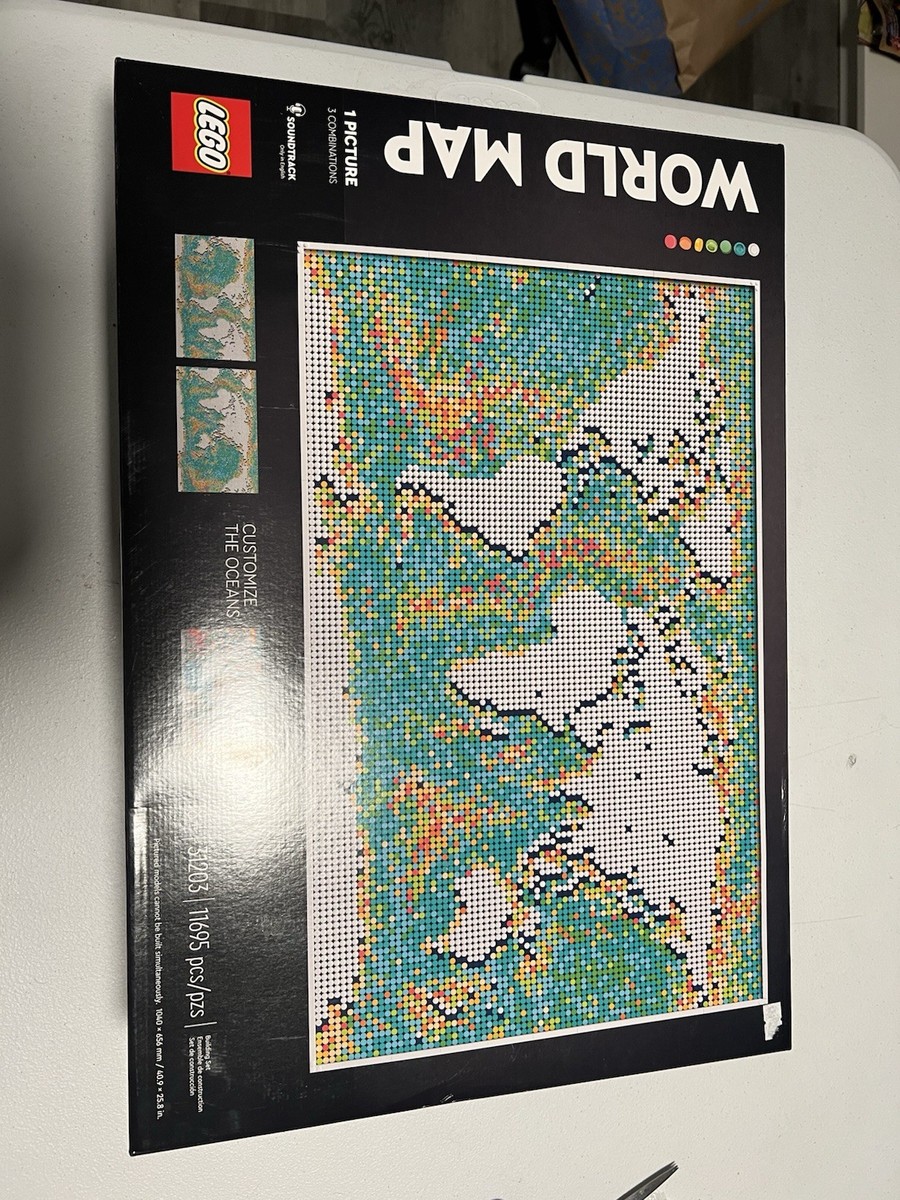 Lego Toy The New Lego Art World Map 31203 World Map Lego Set LEGO