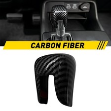 Carbon Fiber Gear Shift Knob Cover Sticker For Honda Civic 22-25 Accord 18-25 Pu