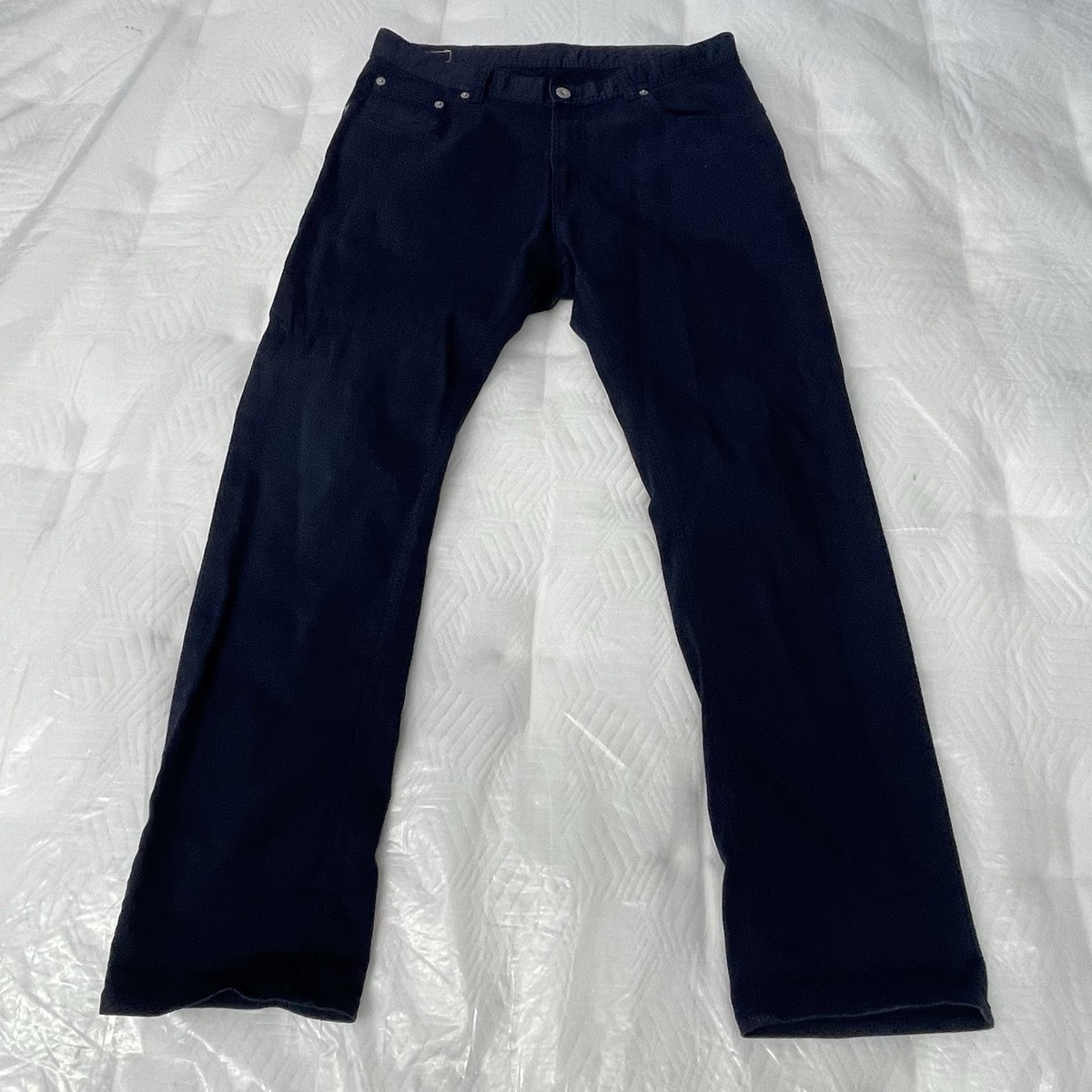 Beams Pants chino Trousers size large W32 L29 Blue Men's