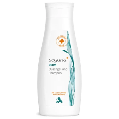 SEGUNA Derm Duschgel & Shampoo, 500 ml, sanfte Reinigung, bewahrt die nat. Schut