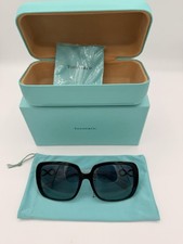 Tiffany Co TF4110-B 8055/9S Blue Sunglasses 56-17 Italy w/ Case Box