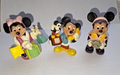 Micky Maus, Mini Maus Sammelfigur 60er Jahre,  3 Stück