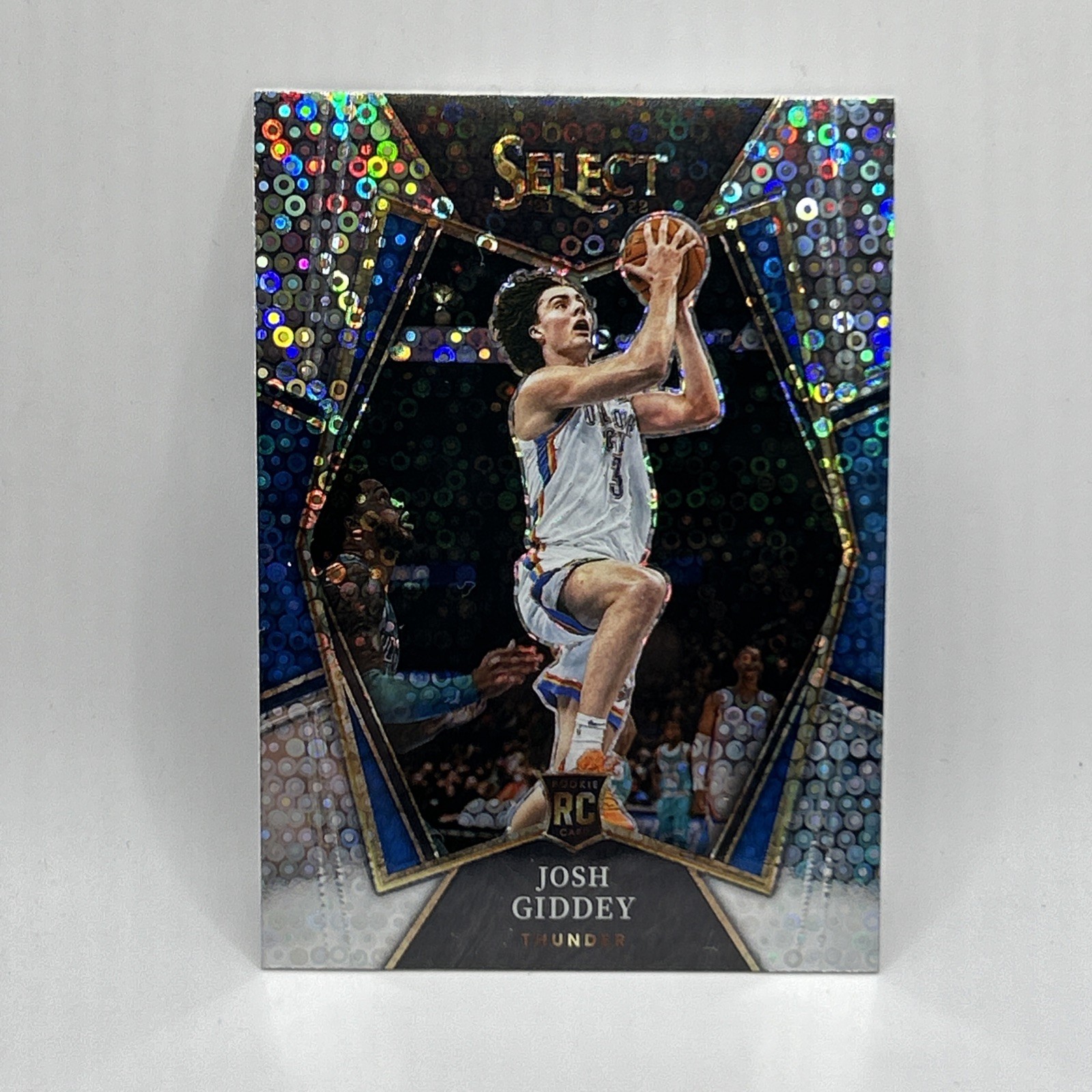 Josh Giddey Rookie Silver Disco Prizm 2021-22 Panini Select Basketball #143