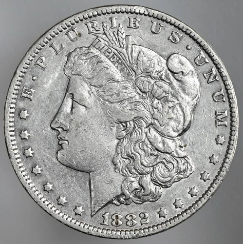 1882-O $1 MORGAN SILVER DOLLAR NEW ORLEANS VF DETAILS "CLEANED"(251110-010)