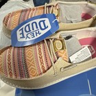 HEYDUDE Wendy Youth Boho Festival Loafer Lace Up Canvas Multi US 13 EU 32 — photo 4