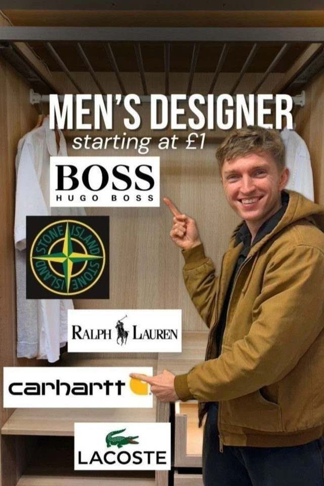 Men's £1 Designer Stone island CP vivienne Boss Lacoste Ralph lauren jumper