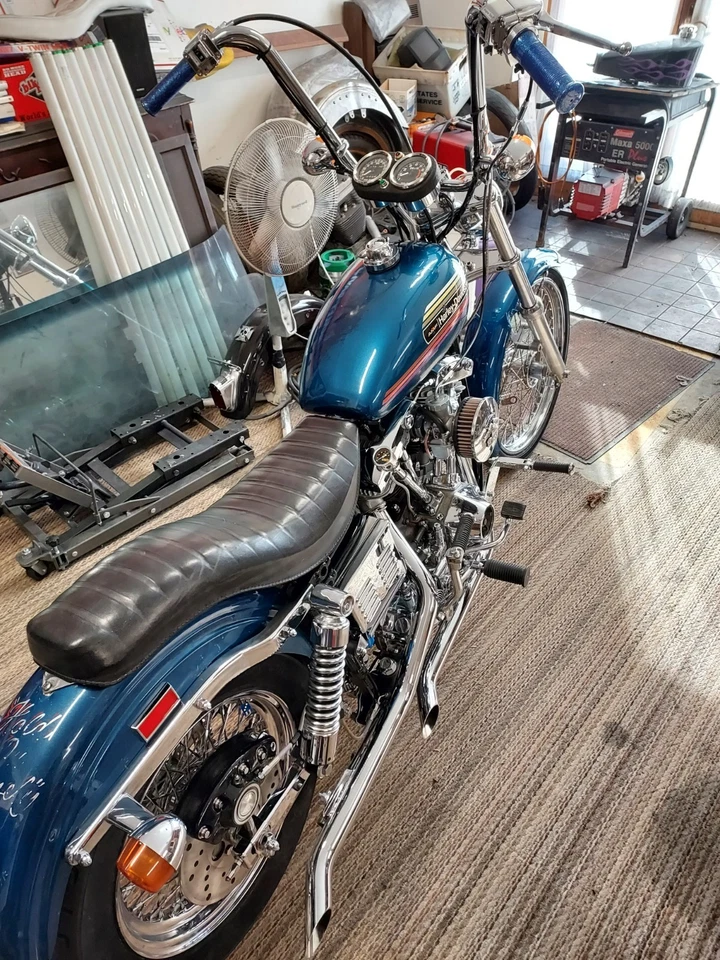 1974 harley davidson fxe superglide factory seat oem vintage - Image 2 of 4