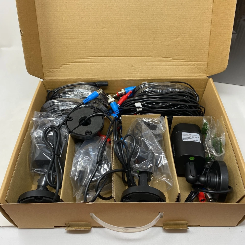 ANNKE DN81R DC12V 8-channel NVR system w/ 4 C11BX cameras - NO HDD - Image 4 of 4