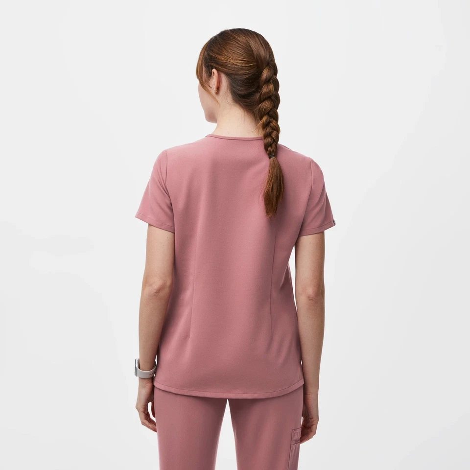 Blusa Médica FIGS Catarina Un Bolsillo y Joggers Zamora Malva Talla M Foto 4 de 4