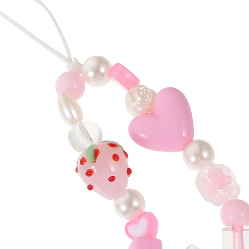 Mobile Phone Ornaments Lanyard for Valentine's Day Beaded - Zdjęcie 11 z 12