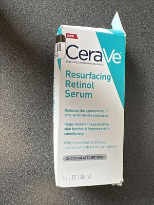 CeraVe Resurfacing Retinol Serum for Acne Marks/Scars Encapsulated Retinol 1oz