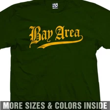 Bay Area 76er Shirt | Old English Jersey Style 510 415 Tee  | Men
