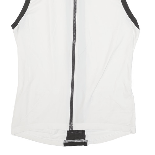 Camiseta deportiva de ciclismo SKINFIT con cremallera completa para mujer blanca sin mangas L - Imagen 5 de 6
