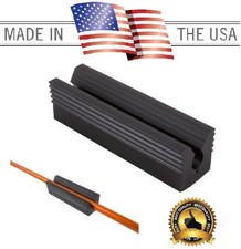 HEAVY DUTY RUBBER VISE GOLF CLUB SHAFT VICE CLAMP RE-GRIP TOOL 3.5 inches long