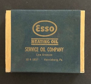 Vintage Esso Oil Company Playing Cards with box