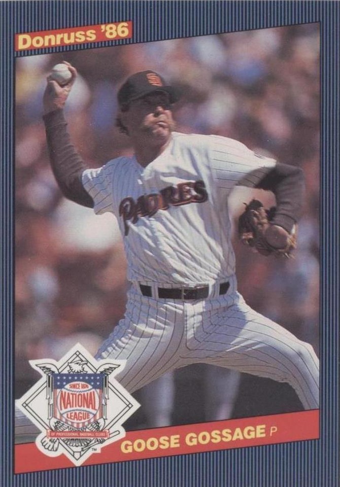 1986 Donruss All-Stars - Rich Gossage #31 - 1 of 1