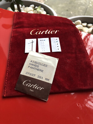 Genuine Cartier Watch Panthere Blue Hands 37837 381 MM