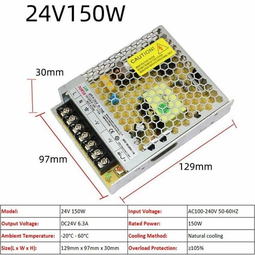 DC-geregelter Schaltnetzteile transformator 3V 5V 9V 12V 15V 18V 24V 36V 48V - Picture 125 of 173