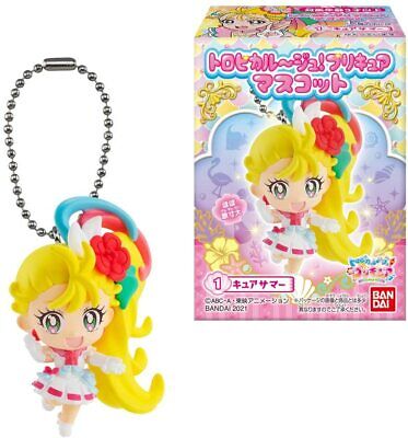 Bandai Tropical-Rouge Pretty Cure Precure Mascot Key Chain 5 Pcs Set Miniature
