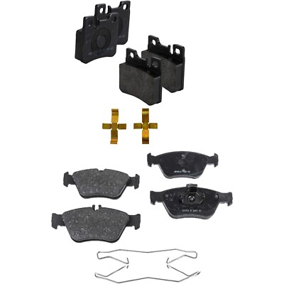 Front & Rear Brake Pads Set for MB Mercedes C Class E Mercedes-Benz C230 C280