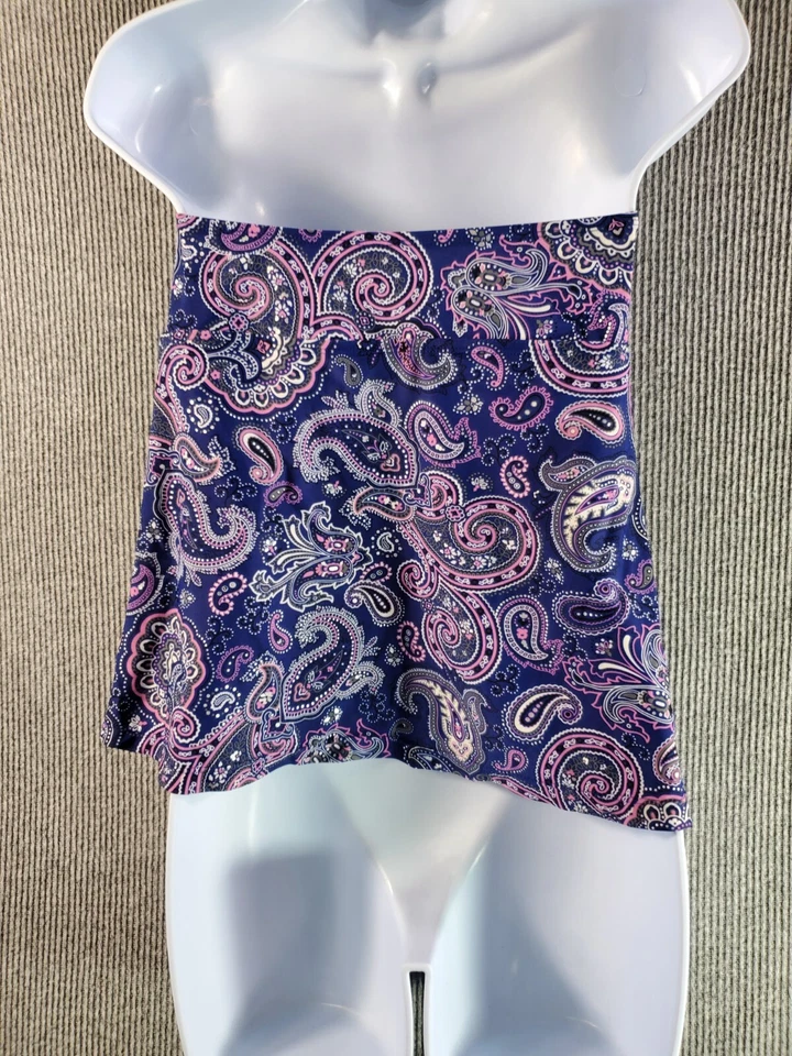 Traje de baño Converse One Star de dos piezas para mujer mediano azul cachemir púrpura sin mangas Foto 2 de 4