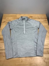 Athleta 1/4 Zip Pullover Sweatshirt Womens S Gray Casual Activewear 8962