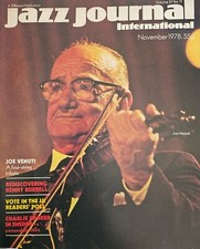 JAZZ JOURNAL INTERNATIONAL VOL 31 #11 1978 NOVEMBER JOE VENUTI KENNY BURRELL