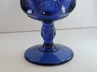 Set of 6 Vtg  Indiana Glass King’s Crown Imperial Blue Wine Glasses — photo 8