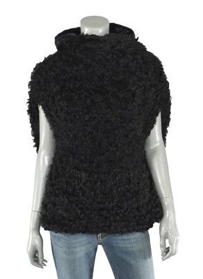 Authentic Moncler Chocolate Lune Shearling Fur Down Pullover Jacket New $2998