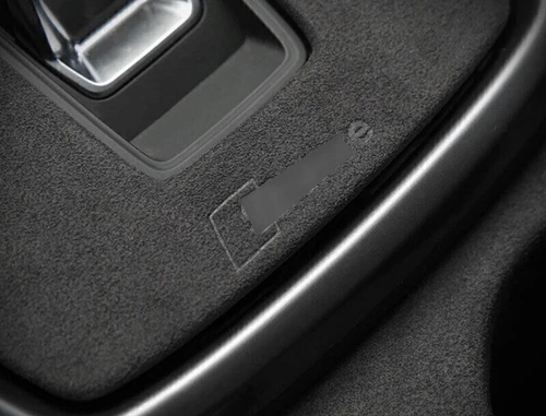 For Audi A3 S3 RS3 2022-2024 Gray Alcantara Center Console Gear Shift Frame Trim - Picture 5 of 7