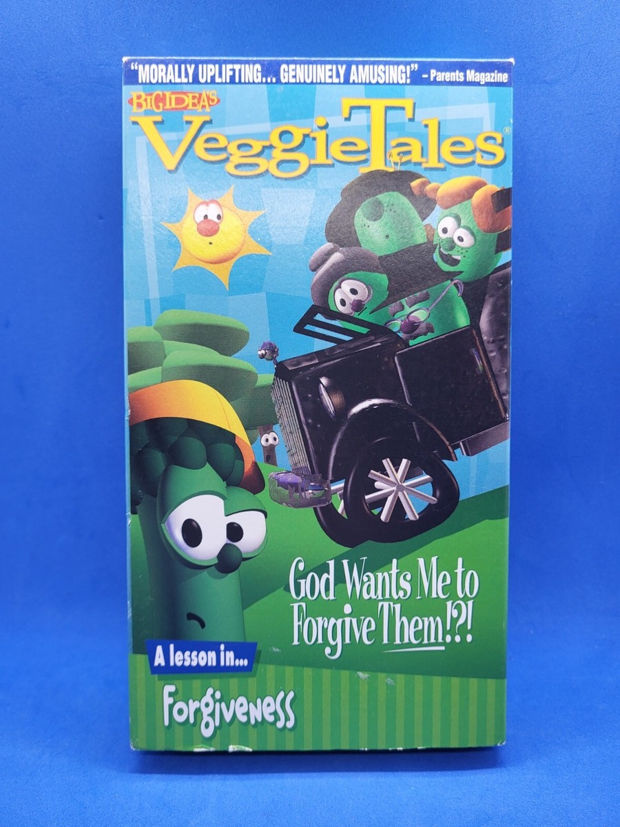 VeggieTales - God Wants Me to Forgive Them (VHS, 1998) Big Idea