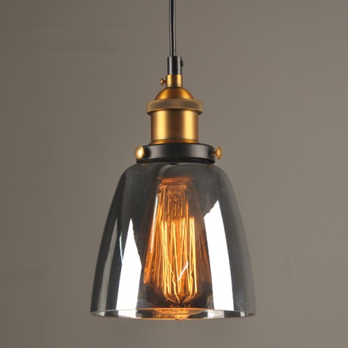 Bar Glass Pendant Light Canteen Ceiling Light Bedroom Lamp Home Pendant Lighting - Picture 3 of 9