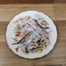 Royal Albert Collector Plate Garden Bird's NO 1 -THRUSH- 1989