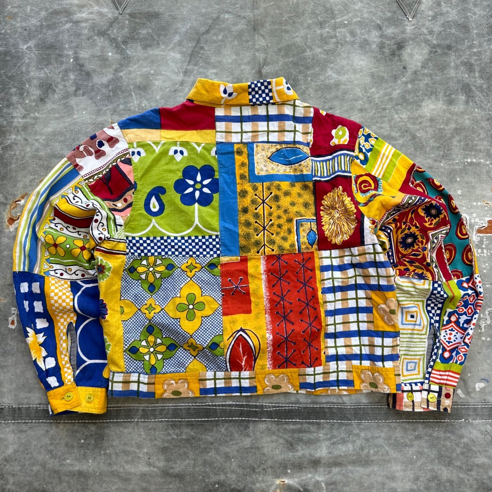 Vintage Sacred Threads Unique Patchwork Lightweig… - image 2